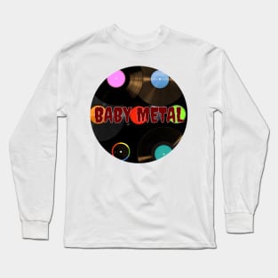 Vinyl LP Music record baby metal Long Sleeve T-Shirt